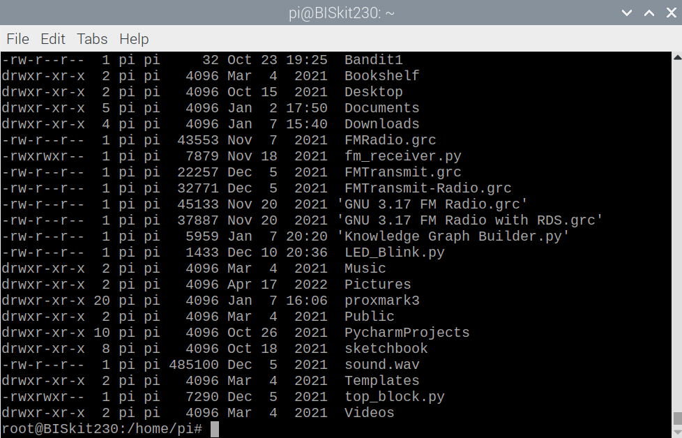 Initial tree with Proxmark3 directory